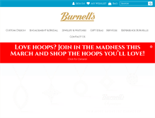 Tablet Screenshot of burnells.com